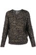 ROSEMARY Black Gold Fluffy Jumper Online Hot Sale