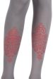 ZOHARA PIASLEY Grey Pink Tights Hot on Sale