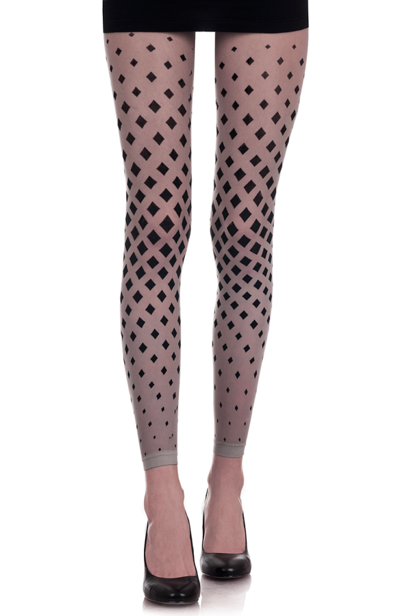 ZOHARA DIAMONDS Black Silver Leggings Supply