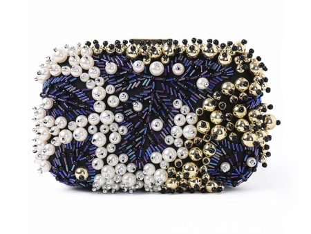 Luxury Black Beaded Handbag Supply