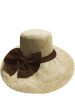 Alondra Beige Wide Handmade Madagascar Hat on Sale