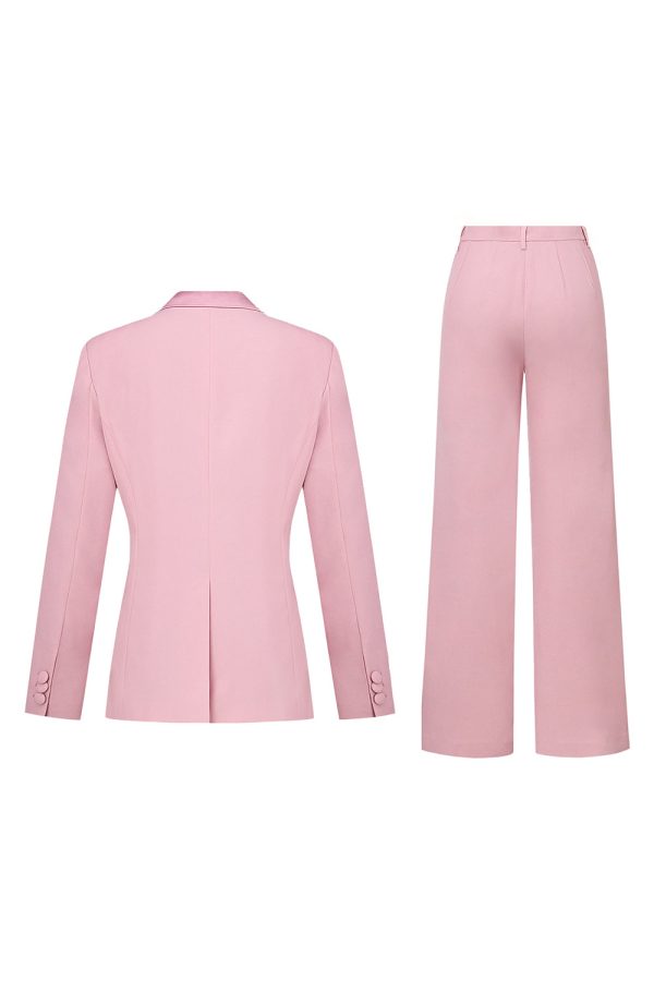 Blush Double Breasted 2 Piece Women s Suit on Sale