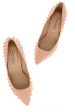 NELLIE Baby Pink Studded Pumps Cheap