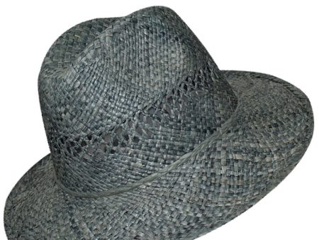 Agerta Gray Handmade Madagascar Hat Online now