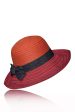 Marevita Orange Straw Beach Hat Online Hot Sale