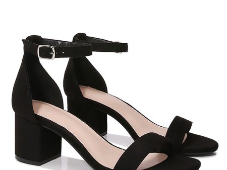 Black Adjustable Strap Shoes Sale