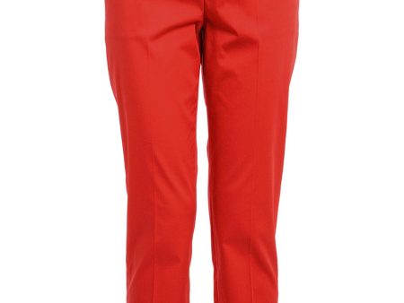 ELEGANT Red Chino Pants Sale