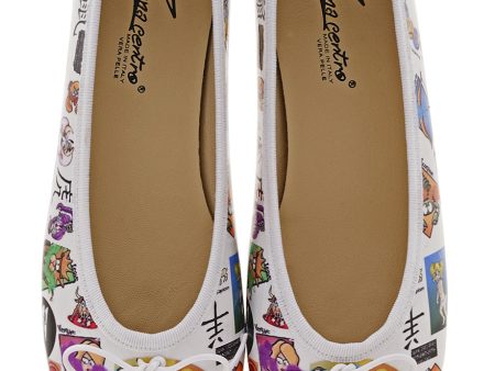 ANTONELLA ZODIAGO Printed Ballerinas Hot on Sale