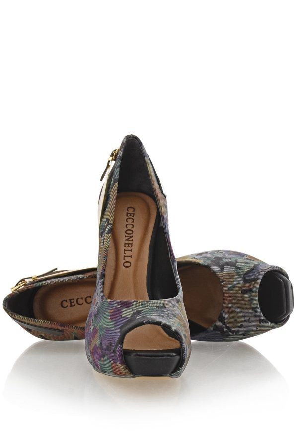 CECCONELLO MADISYN Floral Peep Toe Cheap