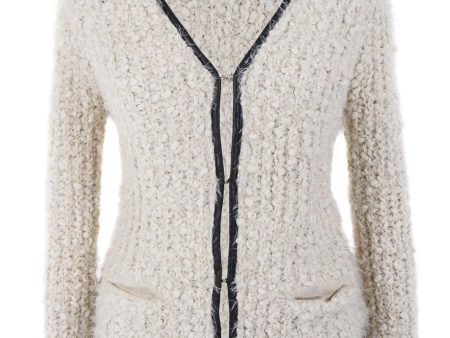 CUTIE Cream Fluffy Cardigan Fashion