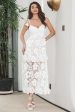 Modest White Boho Flower Sheath Spaghetti Straps Graduation Dress with Lace Fashion