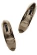 BLINK LANE Taupe Patent Peep Toe Pumps Sale