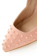 NELLIE Baby Pink Studded Pumps Cheap