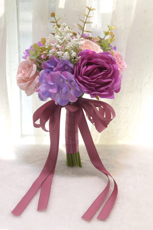 Dark Purple Wedding Handing Flowers Sale