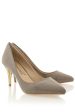 AGNES Taupe Patent Court Pumps Online Hot Sale