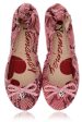 MIRIAM Pink Snakeprint Ballerinas Online Sale