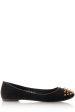 BATILDA Black Studded Ballerinas For Discount