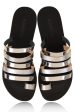 Athena Black Leather Sandals Online now