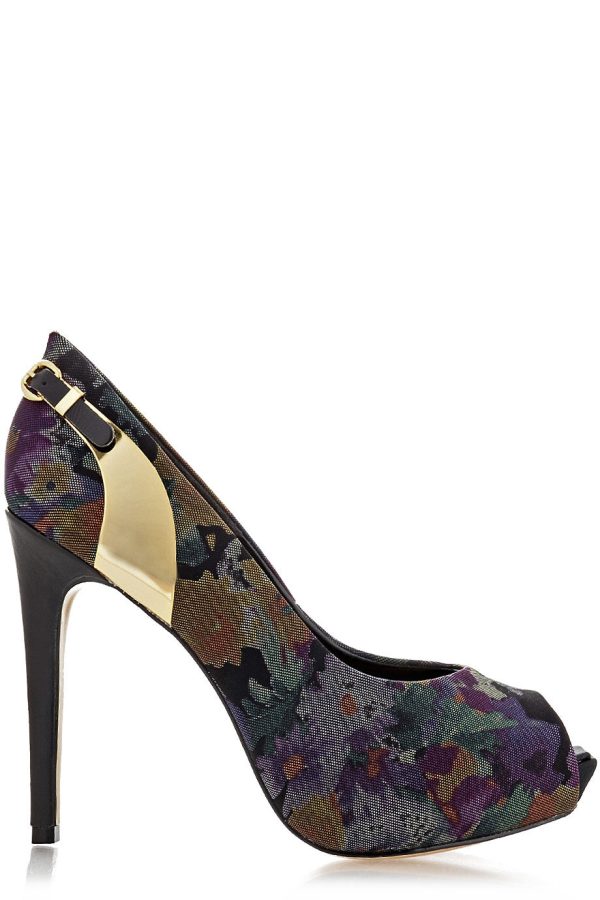 CECCONELLO MADISYN Floral Peep Toe Cheap