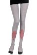 ZOHARA PIASLEY Grey Pink Tights Hot on Sale