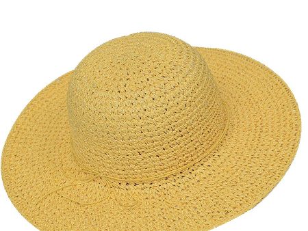 Kartenia Yellow Straw Beach Hat Online Sale