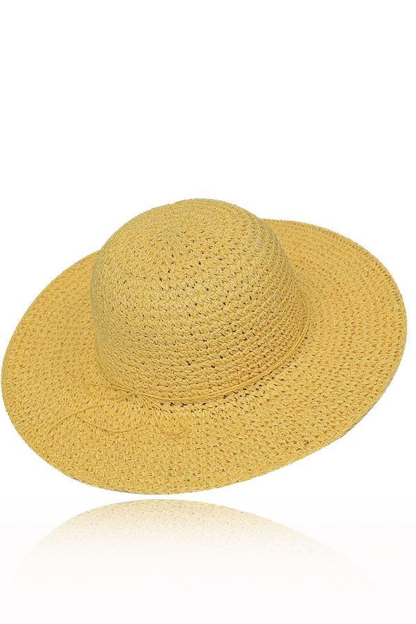 Kartenia Yellow Straw Beach Hat Online Sale