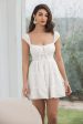 Simple White A-Line Short Graduation Dress Online