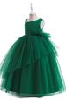 Dark Green A Line Sleeveless Girl Dress For Discount