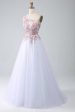 A-Line One Shoulder Pink Prom Dress with Appliques Hot on Sale